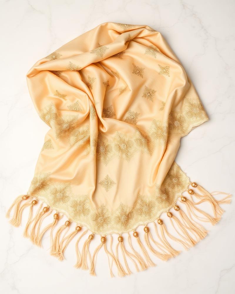 Zarina Champagne Dupatta