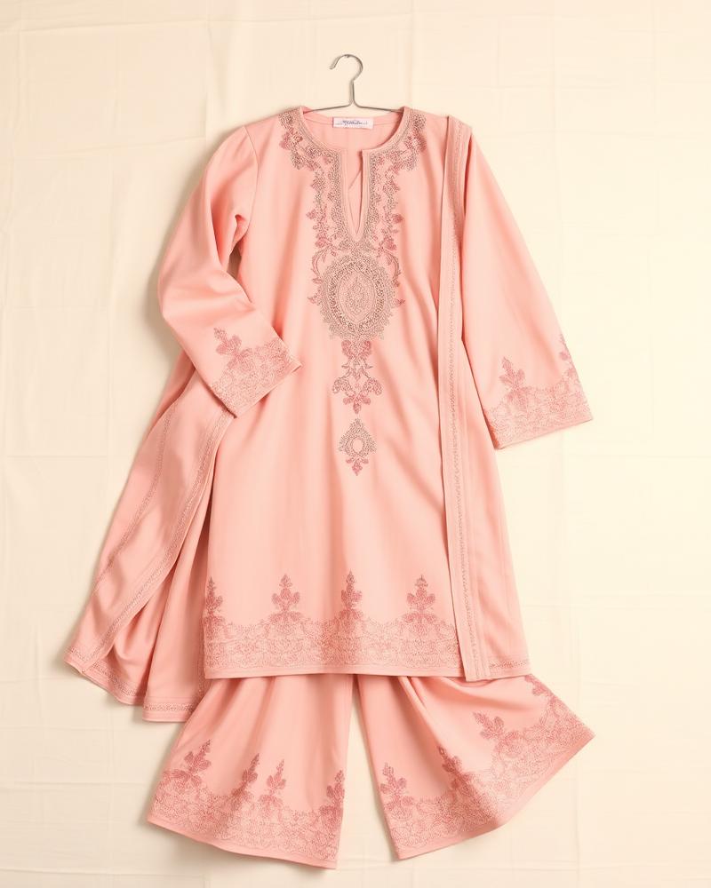 Gulnaz Blush Kurta Set