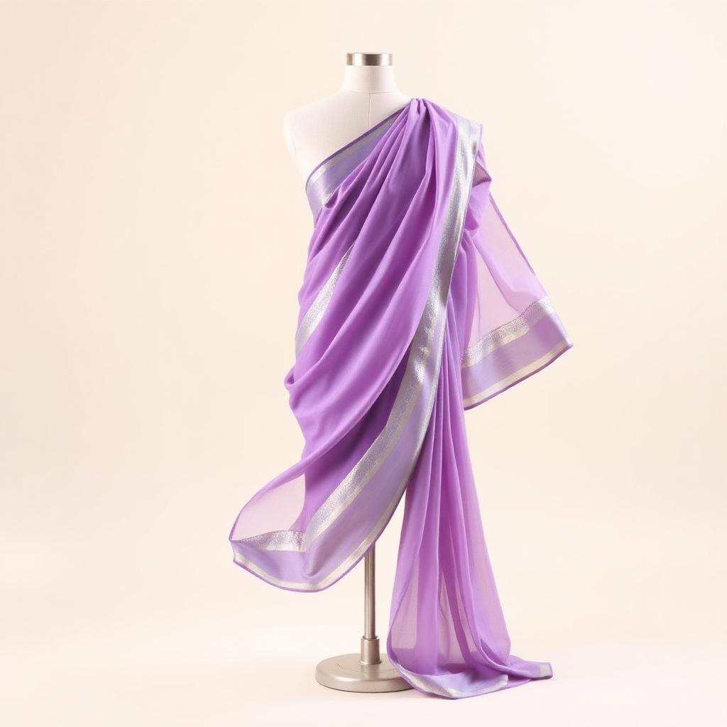 Lavanya Lavender Chiffon