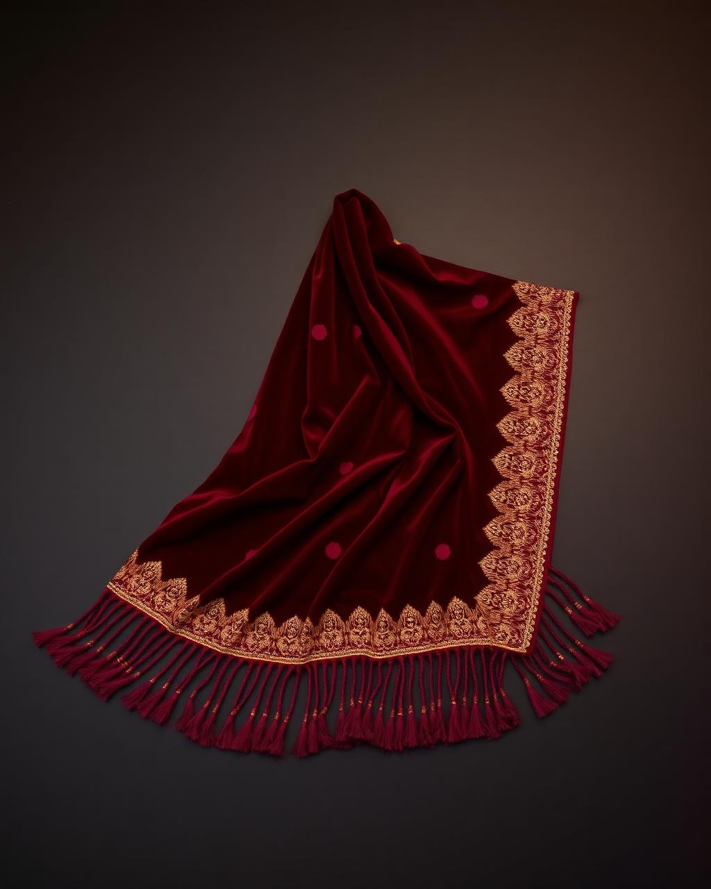 Mehtaab Wine Dupatta